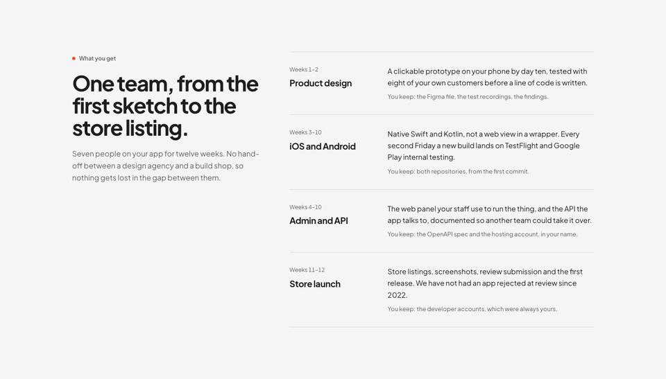 Frosted Glass template — What you get section