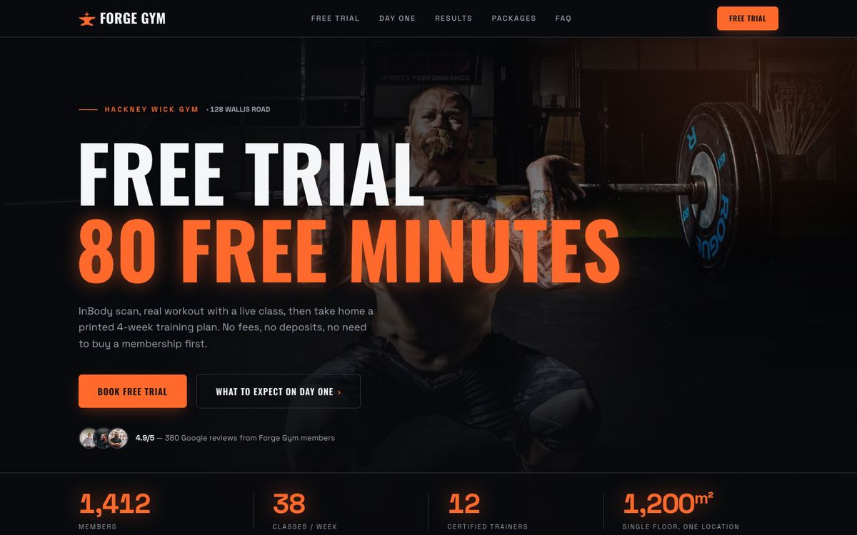 Gym template