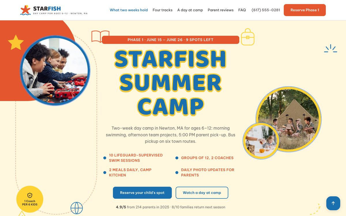 Summer Camp template