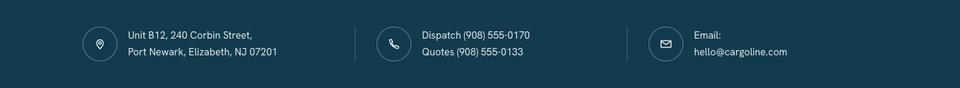 Logistics template — Contact details section