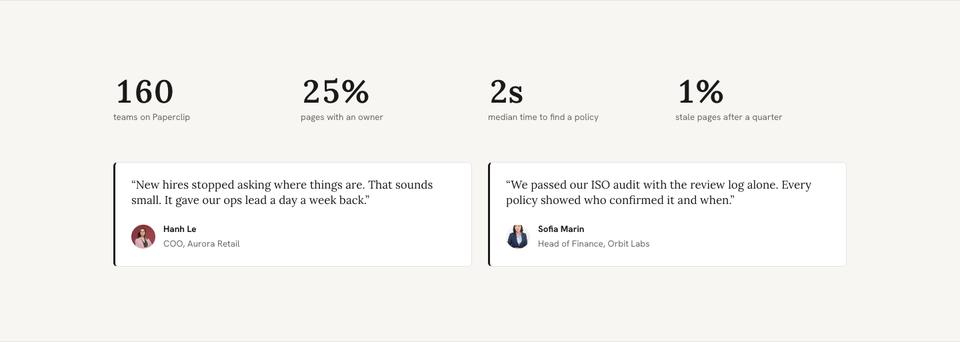 Workspace Document template — Numbers and customer quote section