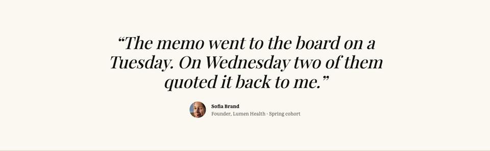 Broadsheet Editorial template — Pull quote section