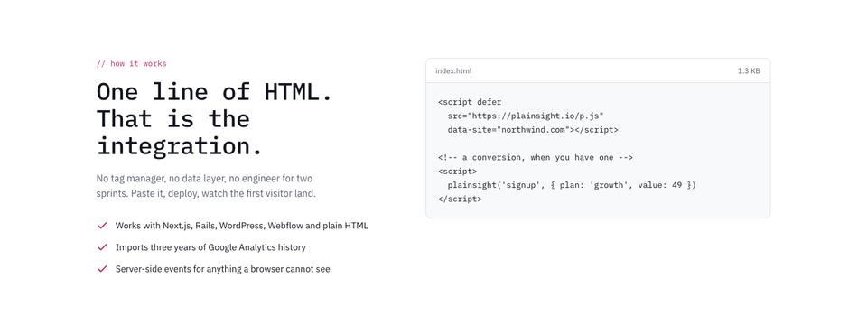 Data Panel template — How it works section
