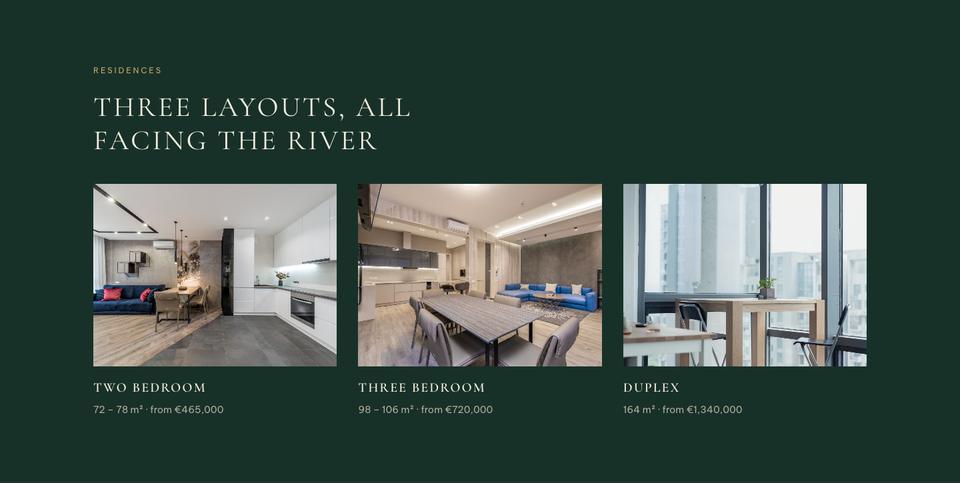 Residence Launch template — Residences section
