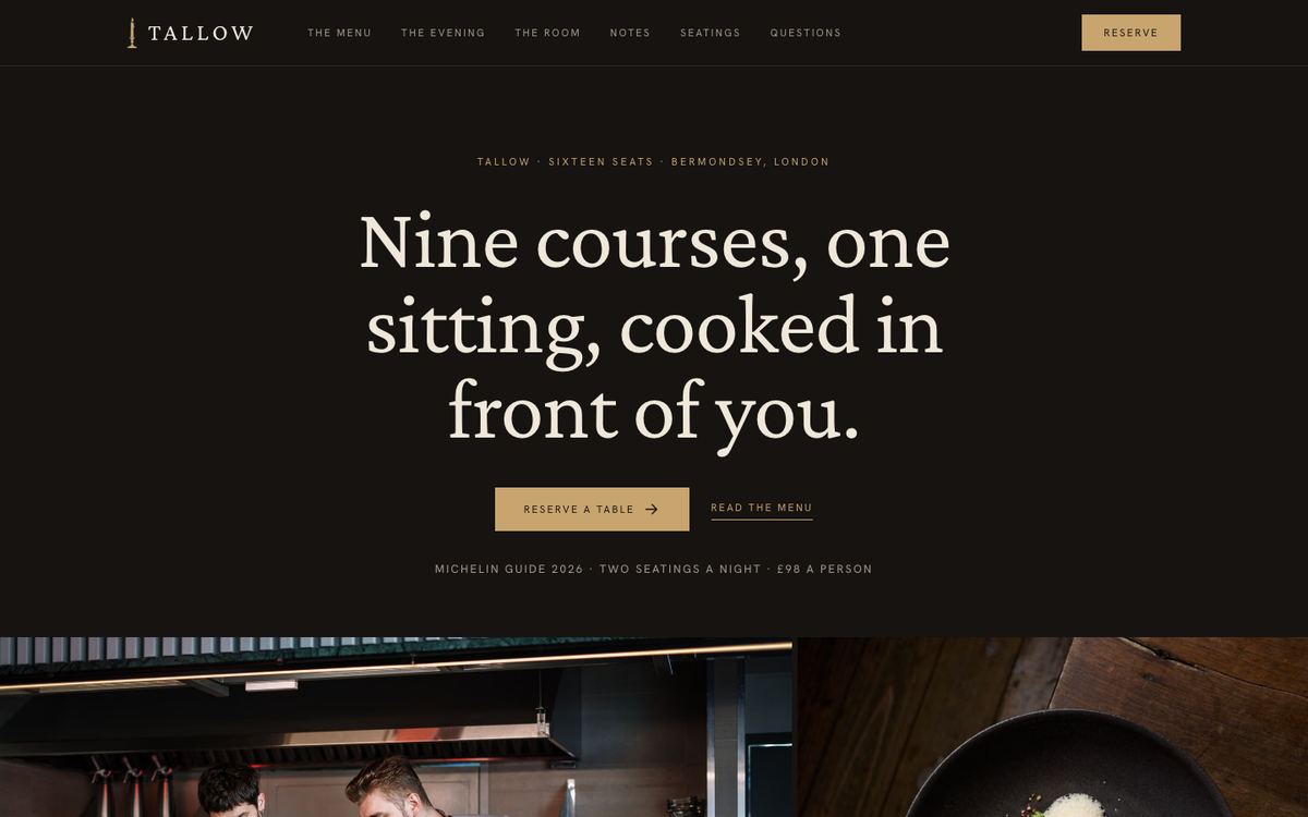 Chef's Table template