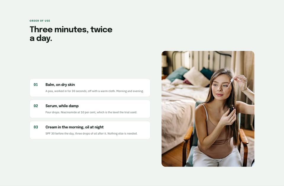 Bundle And Save template — Order of use section