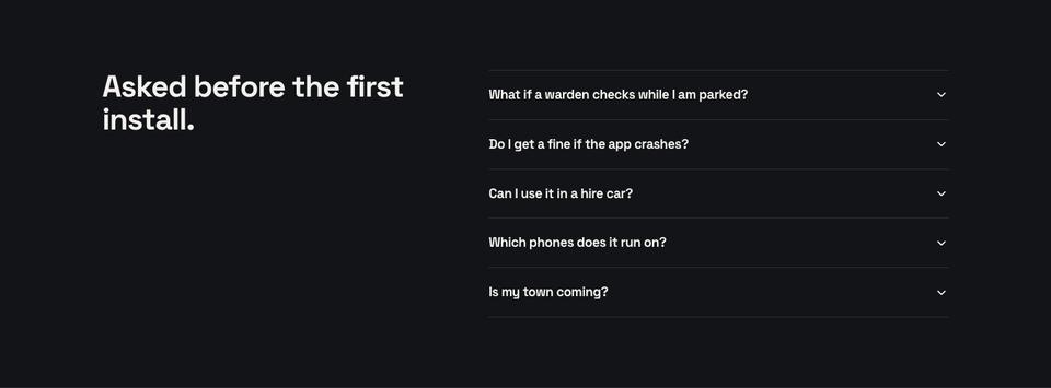 Mobile App Install template — Questions section