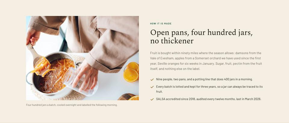 Wholesale Trade template — How it is made section