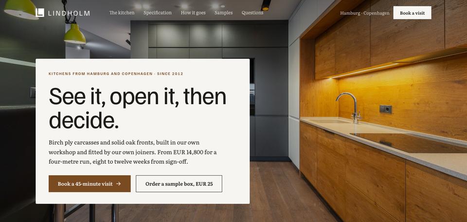 Booked Demo template — Hero section