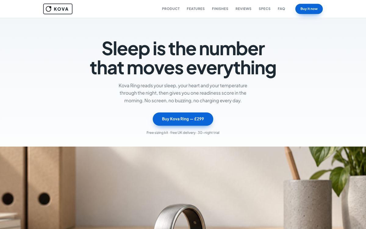 Gadget Launch landing page template