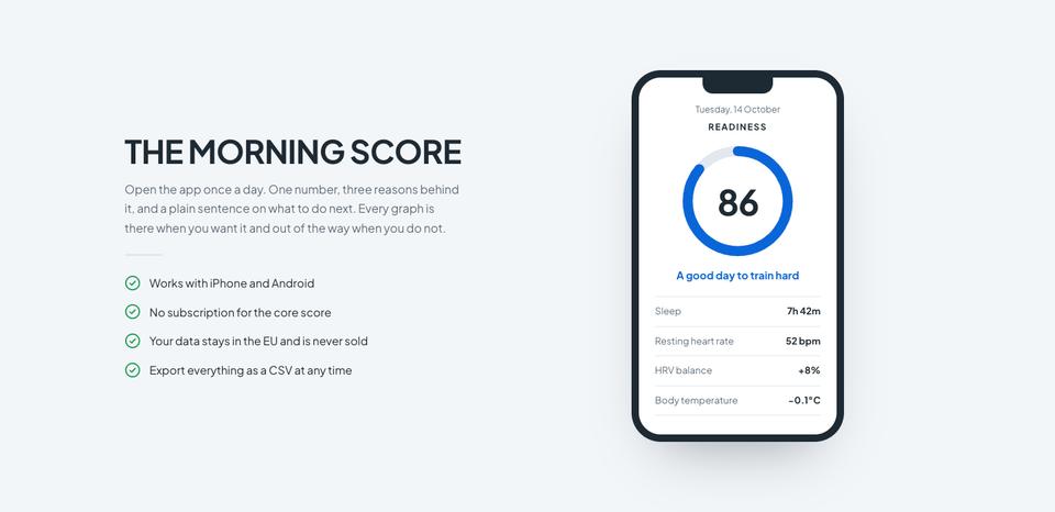 Gadget Launch template — The app section