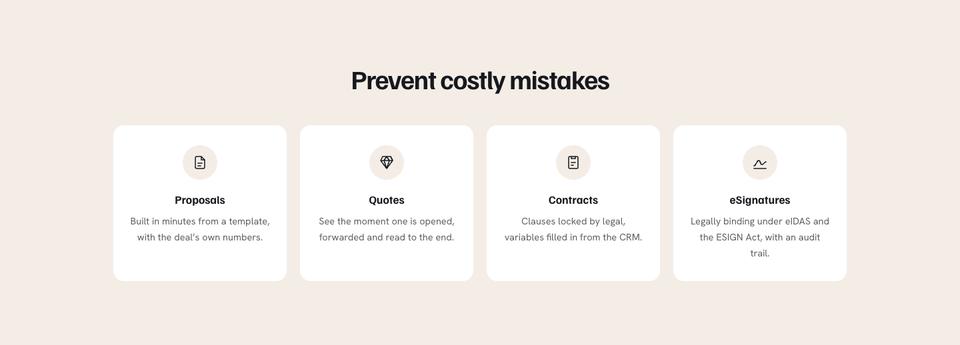 Warm B2B Workflow template — Prevent costly mistakes section