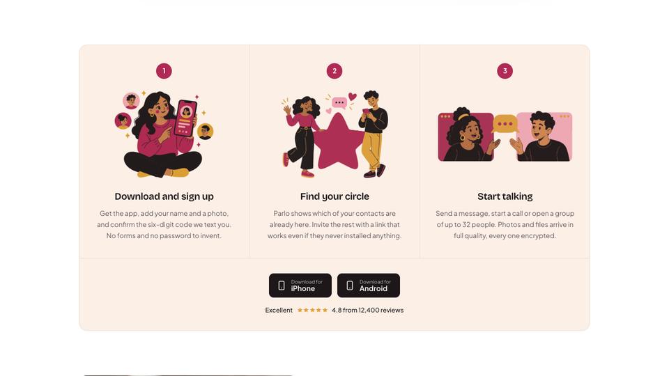 Video Chat App template — Getting started section