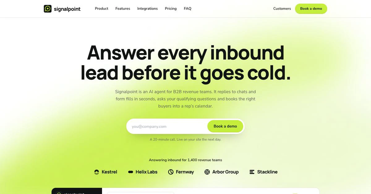SaaS landing page templates: 19 designs for software