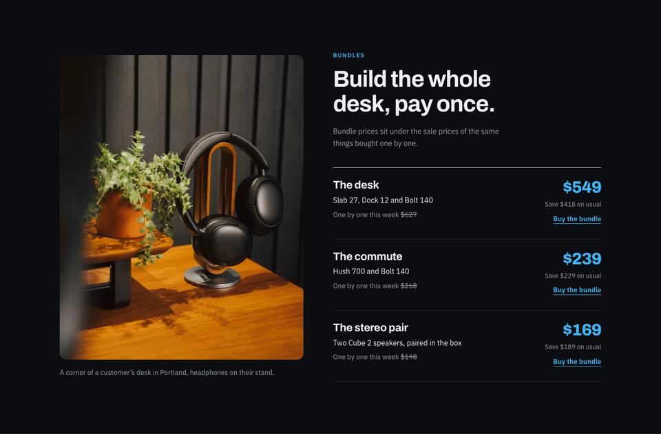 Black Friday Drop Board template — Bundles section