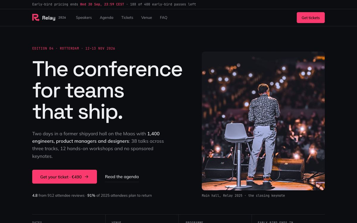 Tech Conference template