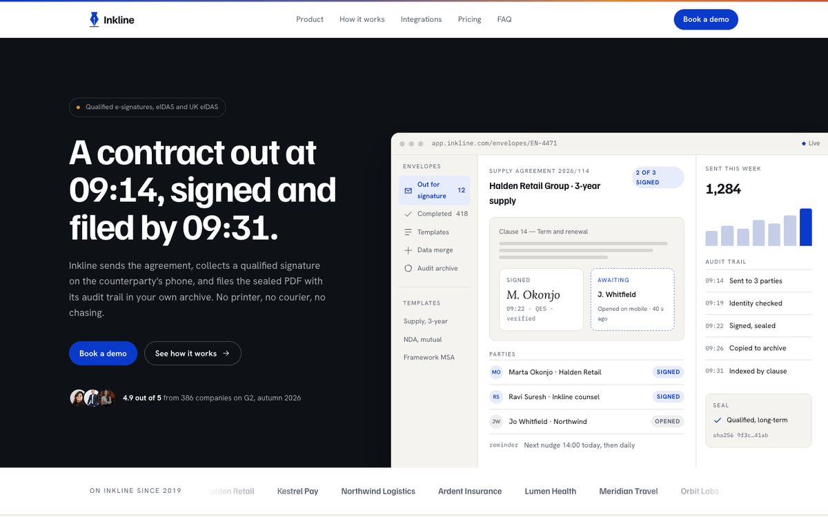 SaaS Conversion landing page template