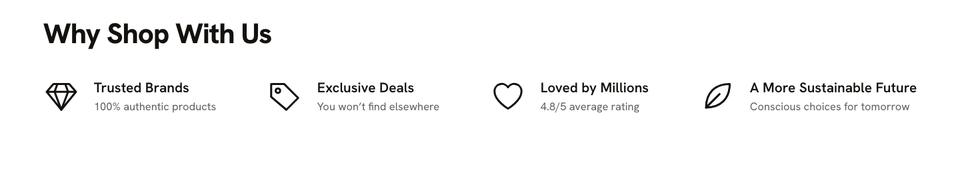 11.11 Flash Sale template — Why shop here section