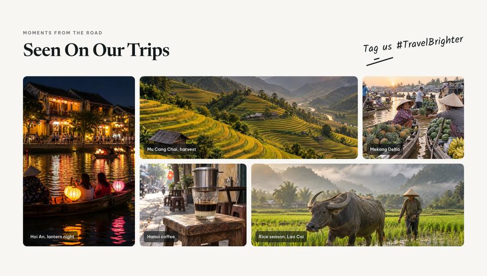 Vietnam Journeys template — Gallery section