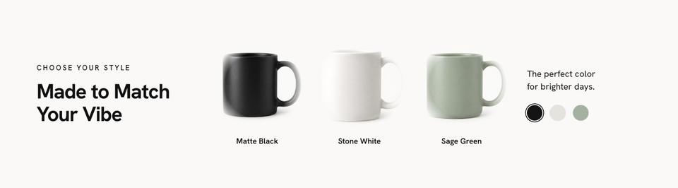 Smart Mug DTC template — Colours section