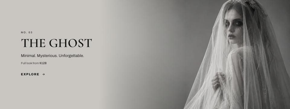 Costume Shop Editorial template — Character section