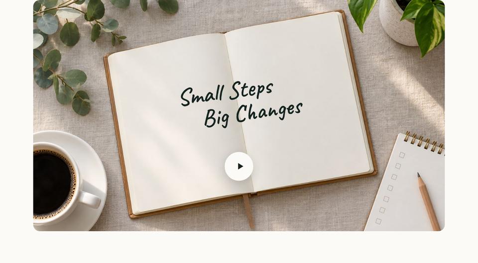New Year Fitness template — Film still section