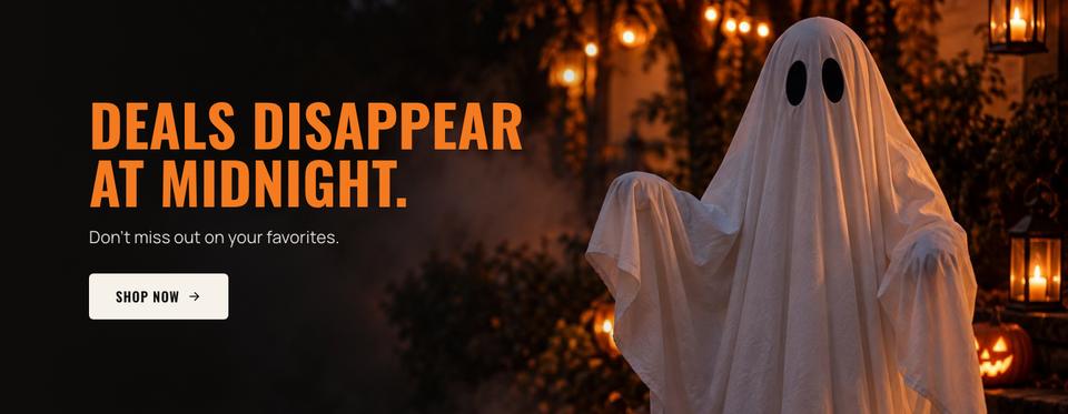 Halloween Night Sale template — Deadline band section