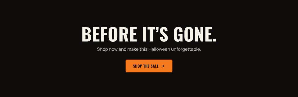 Halloween Night Sale template — Closing band section