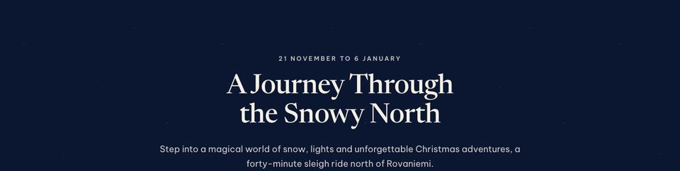 Christmas Village Story template — The journey section