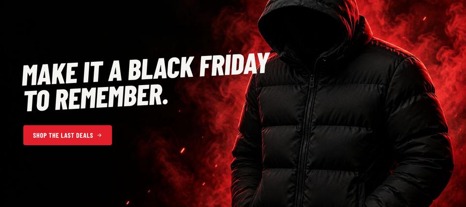 Black Friday Last Chance template — Closing band section