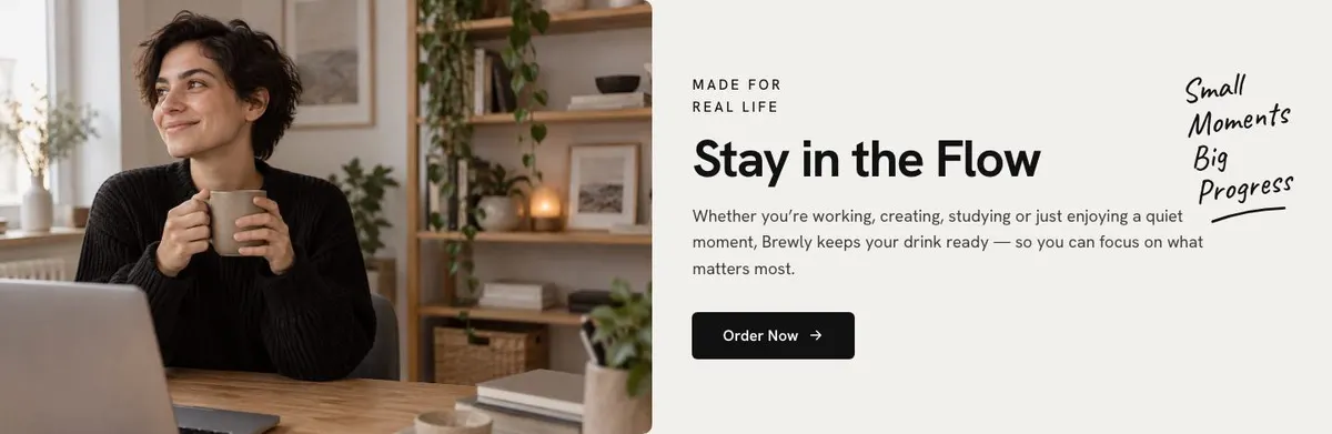Smart Mug DTC template — Made for real life Stay in section