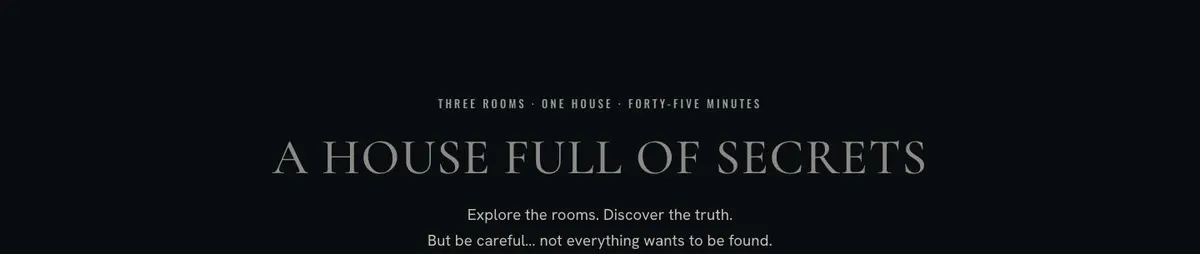 Haunted House Story template — House section