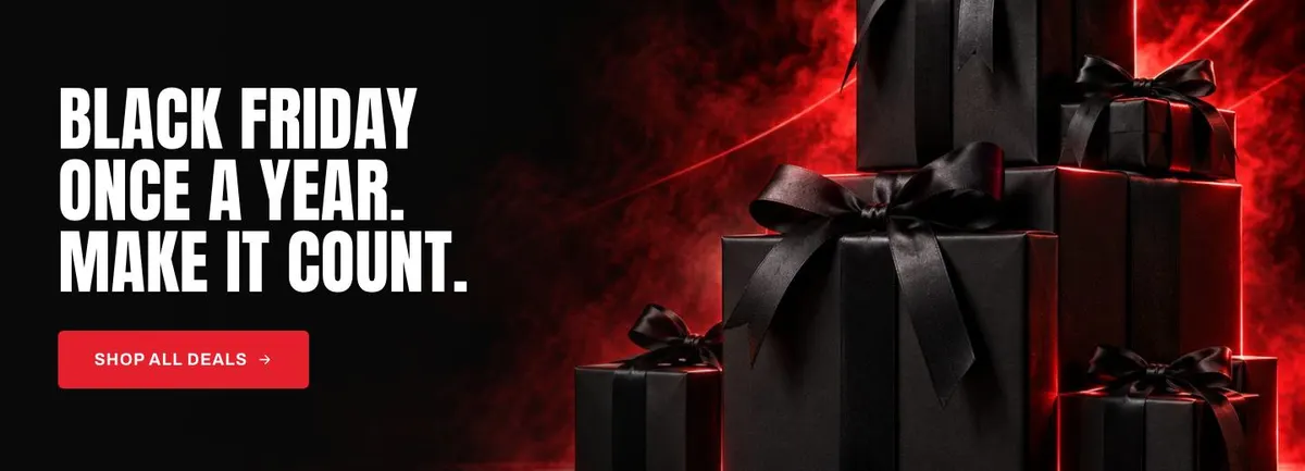 Black Friday Mega Sale template — Black Friday once a year. Make section