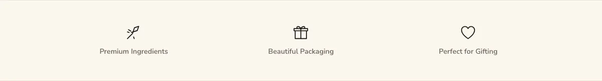 Christmas Treats Bakery template — Promises section