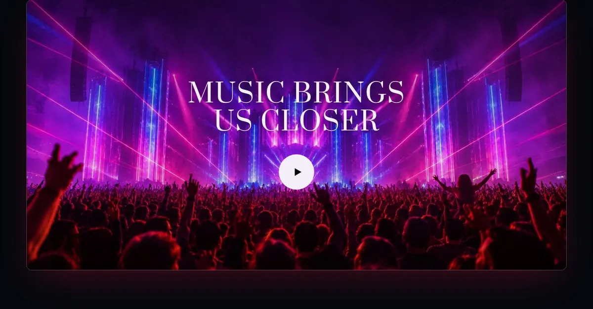 New Year Party template — Film section