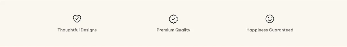 New Year Gift Shop template — Promises section