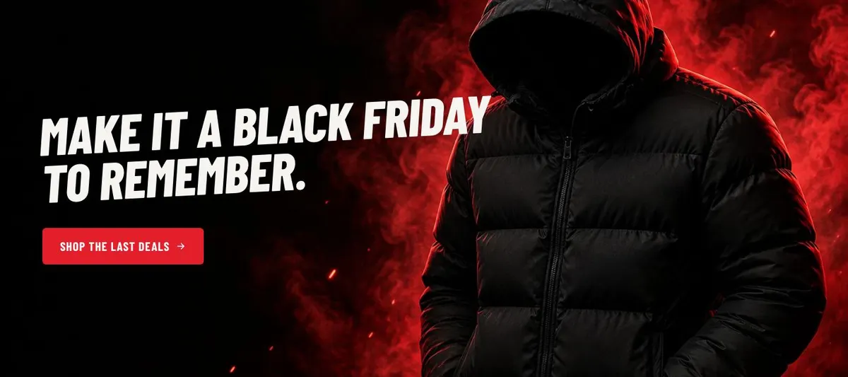 Black Friday Last Chance template — Closing band section