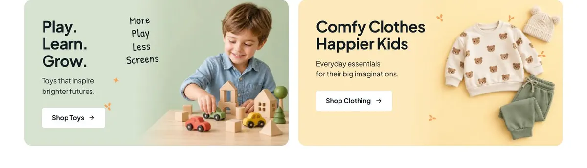 Kids 11.11 Sale template — Toys section