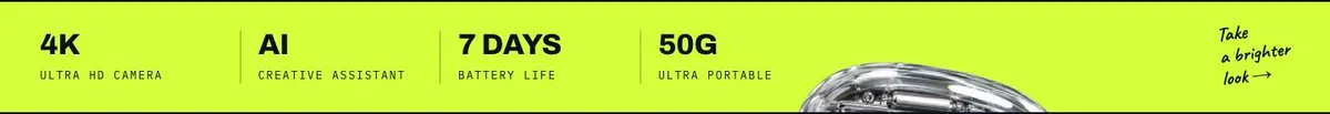 SaaS Conversion template — 4K Ultra HD camera AI Creative section