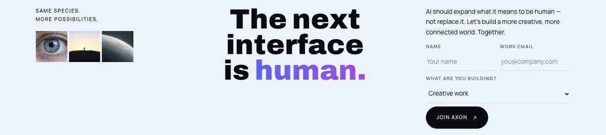 AI Product template — Join section