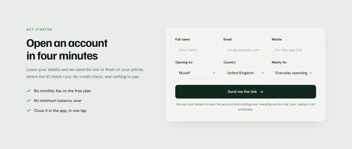 Web3 template — Get started section
