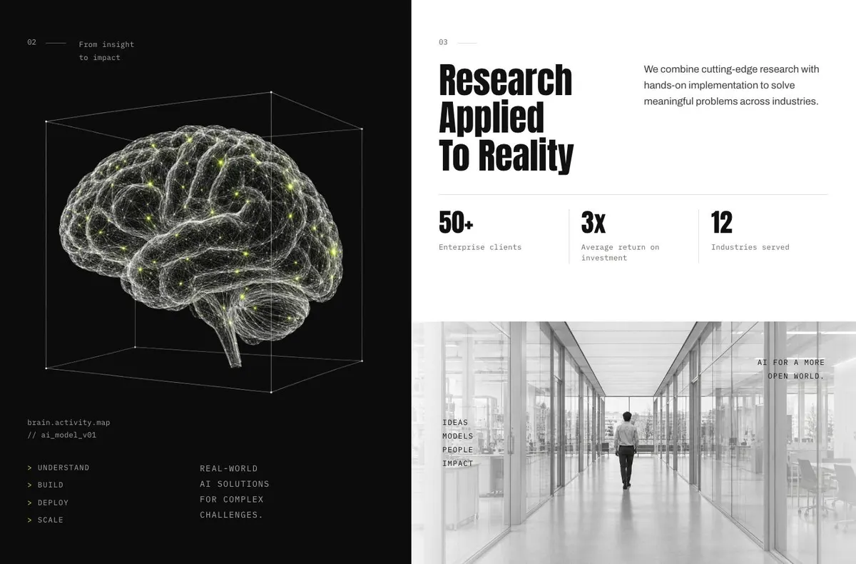 IT Solutions template — Research section