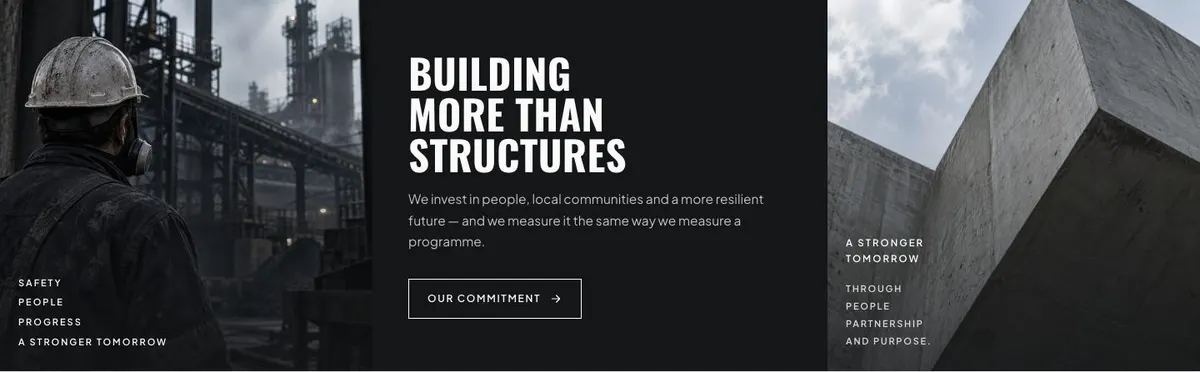 Solar template — Commitment section