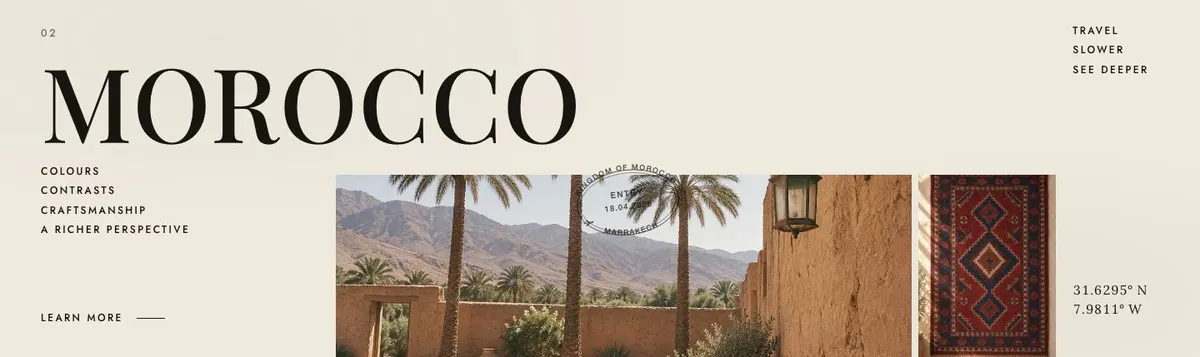 Tour Departures template — Morocco section