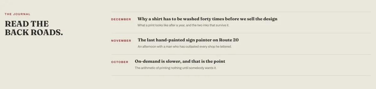 Coffee Roastery template — Journal section