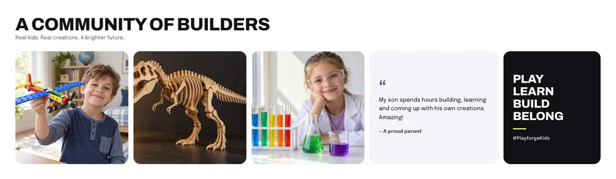 Preschool template — Community section