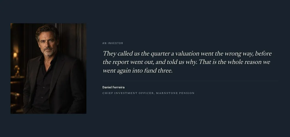 Estate Agency template — Reviews section