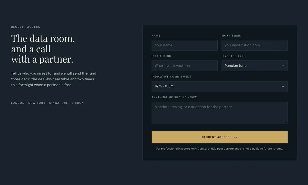 Estate Agency template — Access section