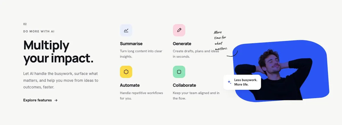 Workspace Document template — Impact section