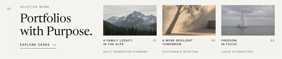 Quiet Ledger template — Work section